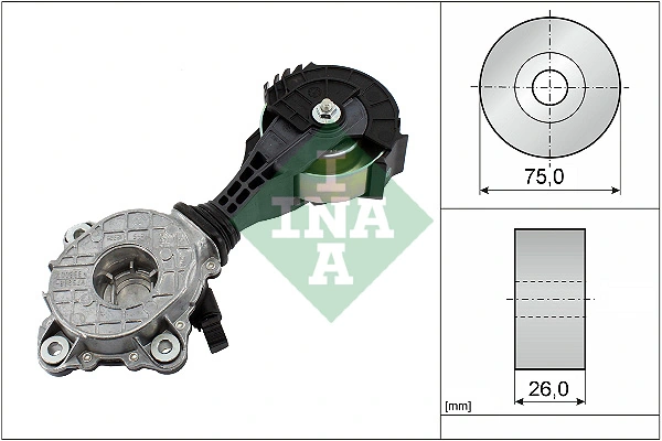 Belt Tensioner, V-ribbed belt